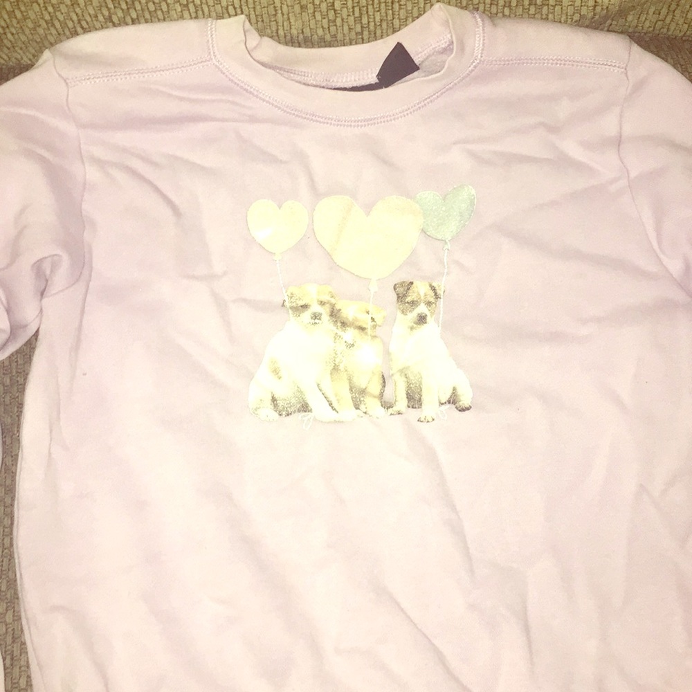 purple cotton sweatshirt